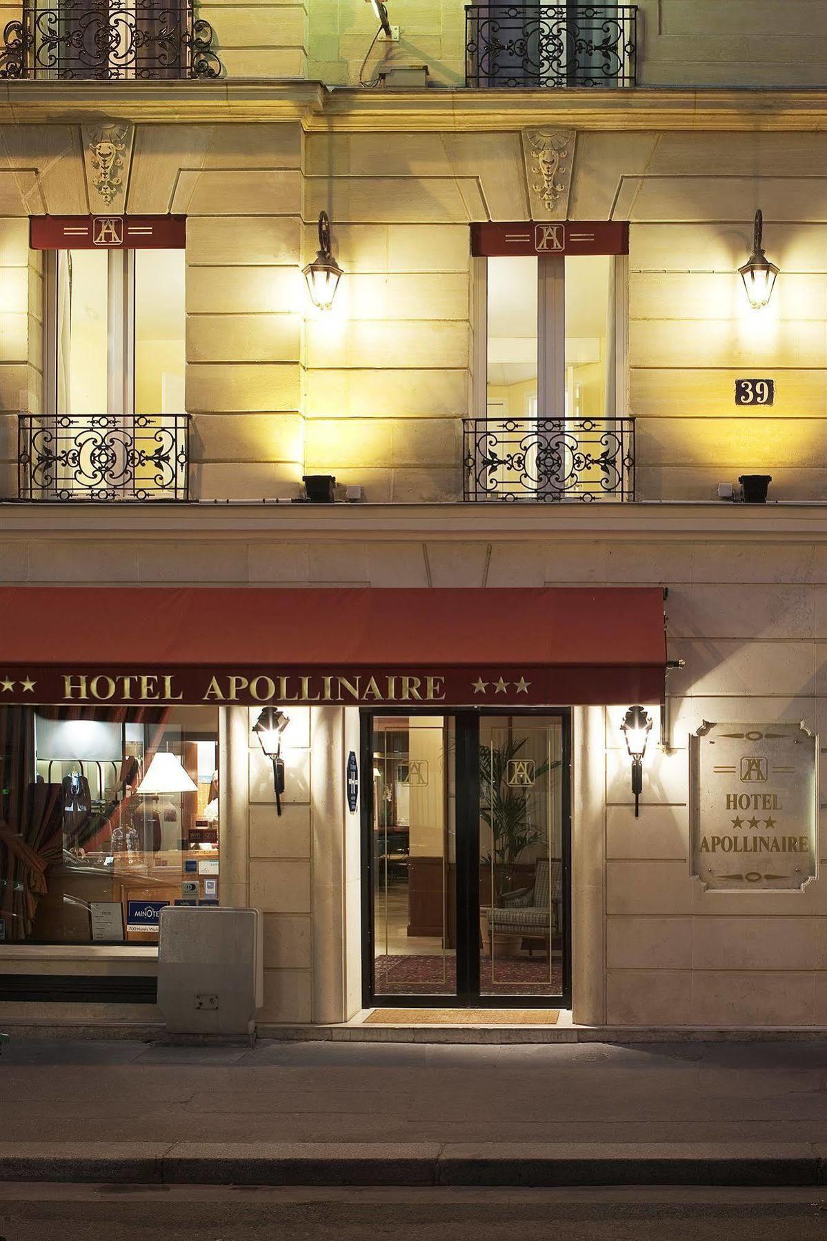 Apollinaire Hotel Paris Eksteriør billede